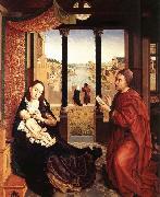 WEYDEN, Rogier van der St Luke Drawing the Portrait of the Madonna Germany oil painting artist